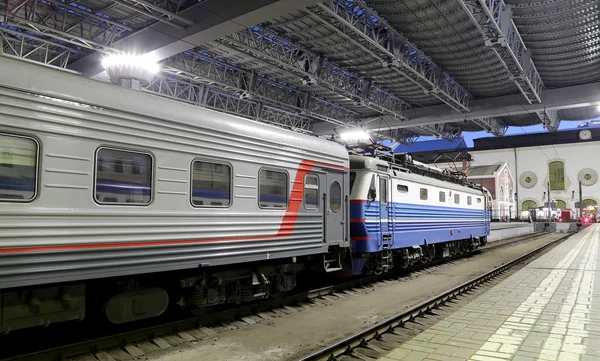 喀山铁路终端 (喀山 vokzal) — — 是在莫斯科，俄罗斯的 9 个铁路枢纽之一. — 图库照片