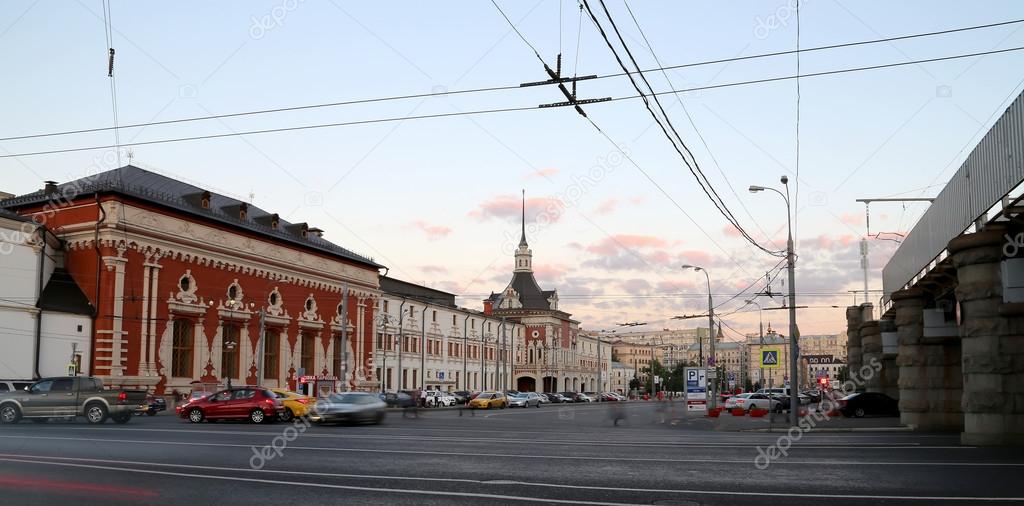 Kazansky railway terminal ( Kazansky vokzal) -- is one of nine railway terminals in Moscow, Russia.