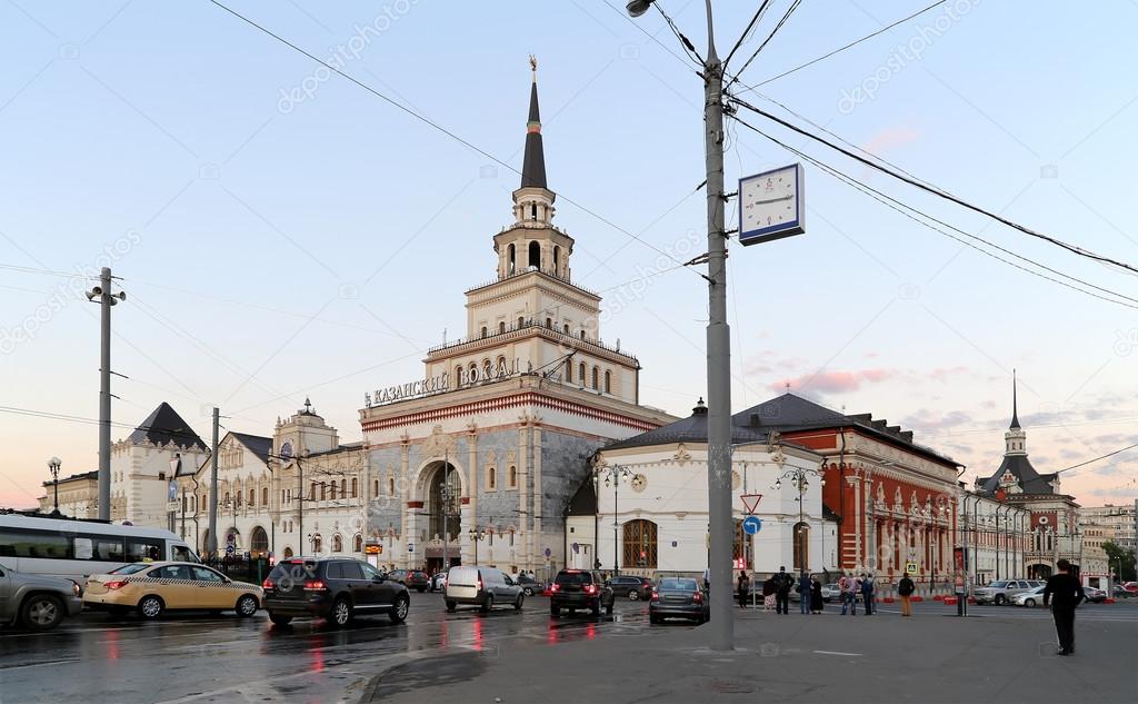 Kazansky railway terminal ( Kazansky vokzal) -- is one of nine railway terminals in Moscow, Russia.