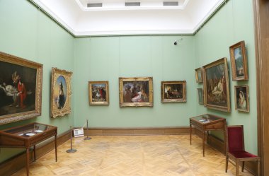 Devlet Tretyakov Galerisi, Moskova, Rusya, Rus güzel sanatlar dünyanın en önde gelen emanetçi bir sanat galerisi var. Galerinin geçmiş 1856 yılında başlar