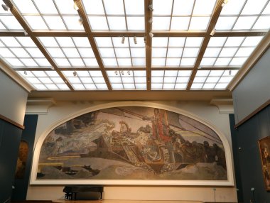 Devlet Tretyakov Galerisi, Moskova, Rusya, Rus güzel sanatlar dünyanın en önde gelen emanetçi bir sanat galerisi var. Galerinin geçmiş 1856 yılında başlar