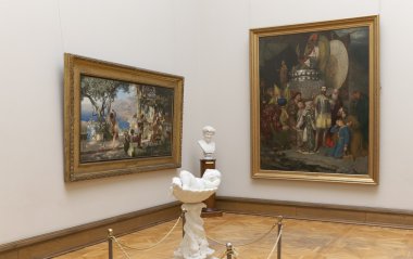 Devlet Tretyakov Galerisi, Moskova, Rusya, Rus güzel sanatlar dünyanın en önde gelen emanetçi bir sanat galerisi var. Galerinin geçmiş 1856 yılında başlar