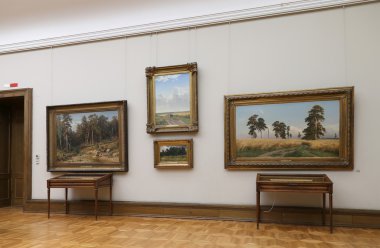 Devlet Tretyakov Galerisi, Moskova, Rusya, Rus güzel sanatlar dünyanın en önde gelen emanetçi bir sanat galerisi var. Galerinin geçmiş 1856 yılında başlar