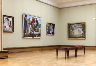 Devlet Tretyakov Galerisi, Moskova, Rusya, Rus güzel sanatlar dünyanın en önde gelen emanetçi bir sanat galerisi var. Galerinin geçmiş 1856 yılında başlar.