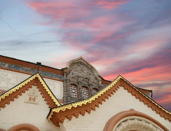 Staat Tretjakovgalerij is een museum in Moskou, Rusland, de belangrijkste bewaarder van Russische kunst in de wereld. Galerij geschiedenis begint in 1856. Hall van kunstenaar V.Vasnetsov. Collectie - 130.000 exposities — Stockfoto