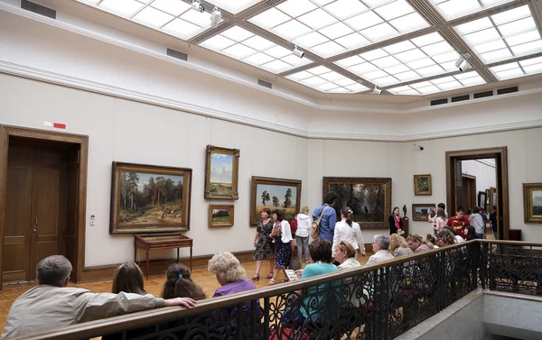 State Tretyakov Gallery is an art gallery in Moscow, Russia, the foremost depository of Russian fine art in the world. Gallery's history starts in 1856 — Stock Photo, Image