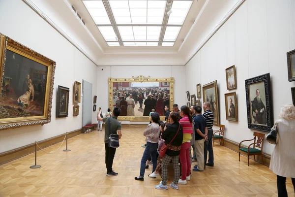 Galeria Estadual Tretyakov é uma galeria de arte em Moscou, Rússia, o principal depositário de arte russa no mundo. História da galeria começa em 1856 . — Fotografia de Stock