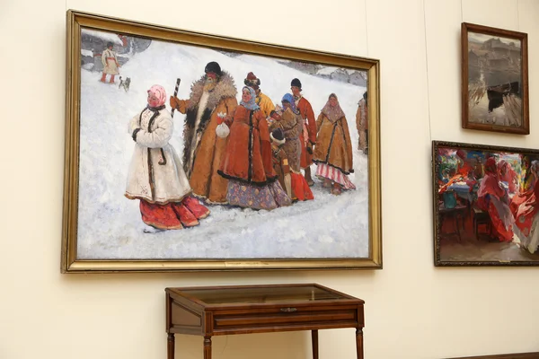 Galerii Trietiakowskiej Państwa jest galeria sztuki w Moskwie, przede wszystkim depozytariusza rosyjskiej sztuki na świecie. W galerii historia zaczyna się w 1856 roku. — Zdjęcie stockowe