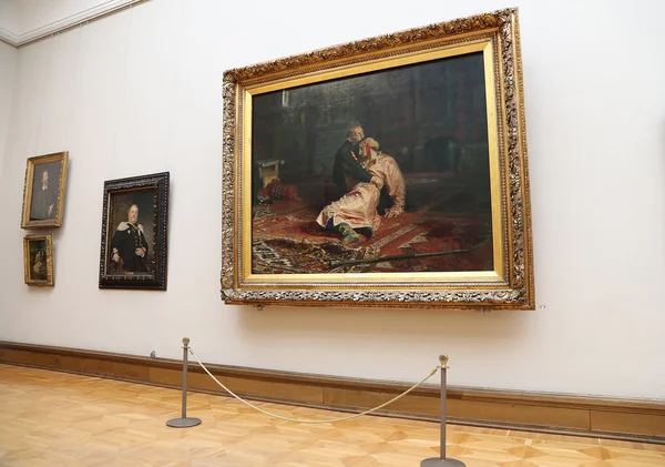 State Tretyakov Gallery is an art gallery in Moscow, Russia, the foremost depository of Russian fine art in the world. Gallery's history starts in 1856. — Stock Photo, Image