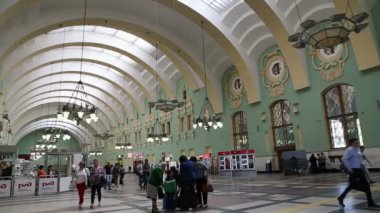 Kazansky demiryolu terminal (Kazansky vokzal) ve yolcu--dokuz demiryolu terminalleri, Moskova, Rusya biridir