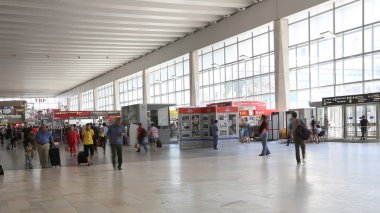 Kursky railway terminal (also known as Moscow Kurskaya railway) is one of the nine railway terminals in Moscow, Russia . Passengers in the railway  terminal