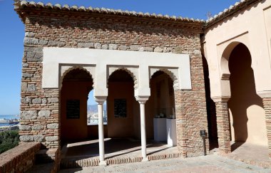 Alcazaba castle. Malaga, Endülüs, İspanya