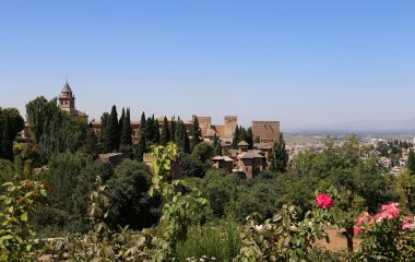 Alhambra Palace-Granada, Endülüs, İspanya