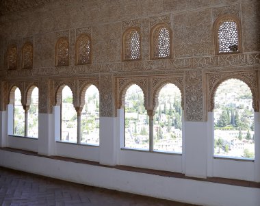 Alhambra Palace - Granada, Andalusia İspanya