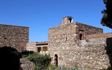 Alcazaba castle. Malaga, Endülüs, İspanya