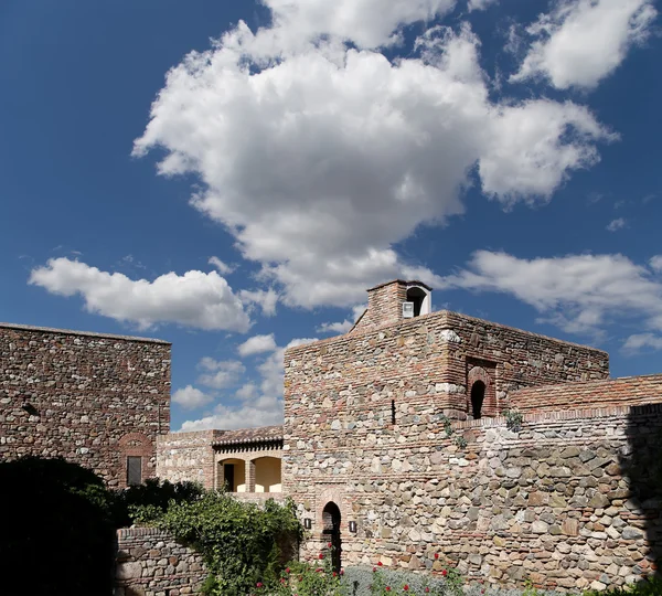 Alcazaba kasteel. Malaga, Andalusie, Spanje — Stockfoto