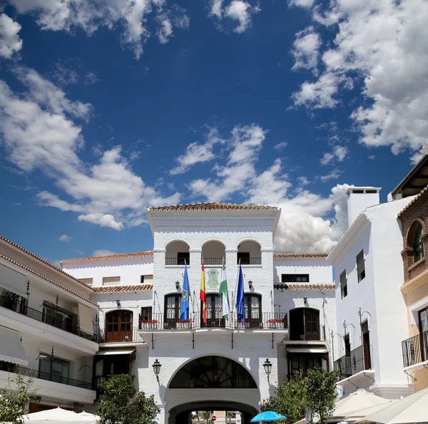 Edifícios em Nerja, Andaluzia, Espanha — Fotografia de Stock