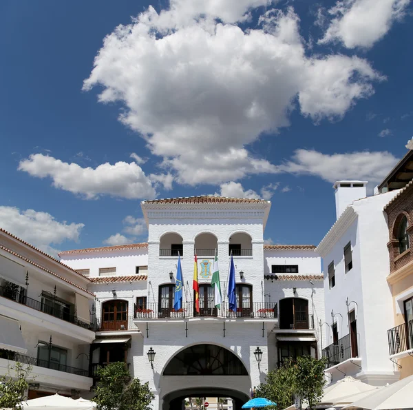 Edifícios em Nerja, Andaluzia, Espanha — Fotografia de Stock