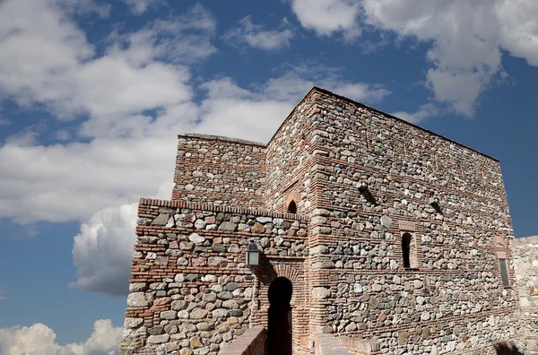 Zamek Alcazaba. Malaga, Andaluzja, Południowa Hiszpania — Zdjęcie stockowe