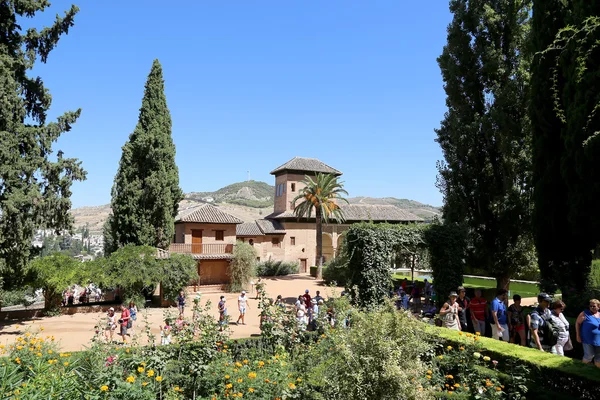 Palazzo dell'Alhambra - Granada, Andalusia, Spagna — Foto Stock