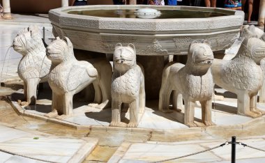 Andalusia, İspanya Granada'da Alhambra palace