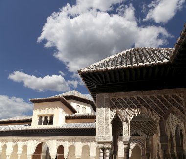 Andalusia, İspanya Granada'da Alhambra palace