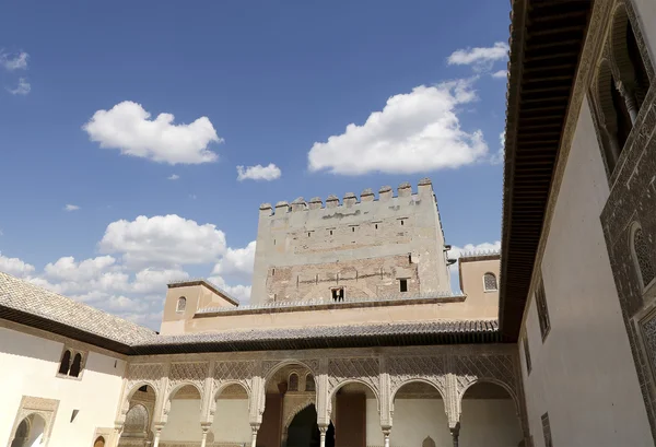 Palatset Alhambra i Granada, Andalusien, Spanien — Stockfoto
