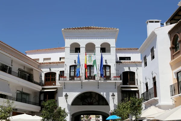 Budovy v Nerja, Andalusie, Španělsko — Stock fotografie