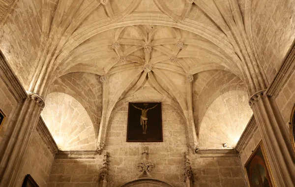 Interieur kathedraal van Sevilla--kathedraal van saint mary van het zie, Andalusië, Spanje — Stok fotoğraf