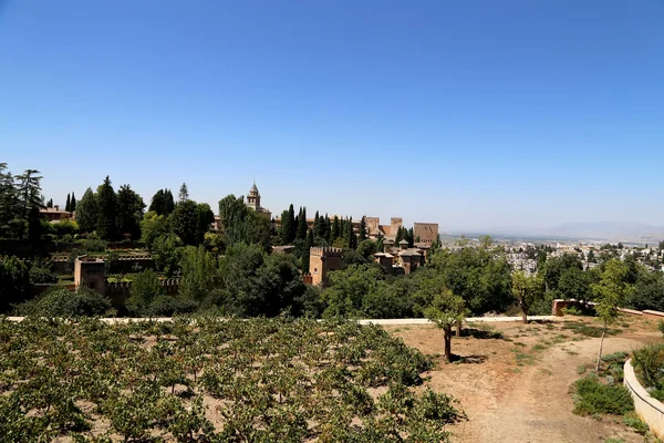 Alhambra Palace - Granada, Andalusia, Spain — Stock Photo, Image