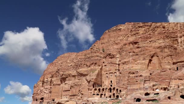 Petra, Jordanien, Mellanöstern — Stockvideo