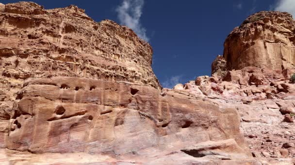 Berge von Petra, Jordanien — Stockvideo