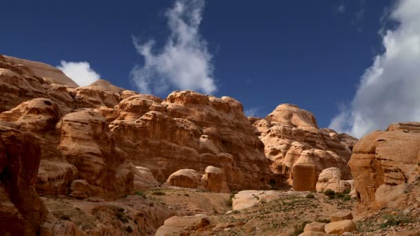 Bergen i Petra, Jordan — Stockvideo