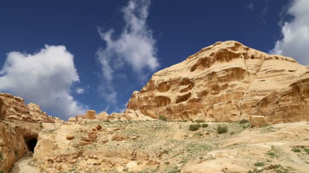 佩特拉，Jordan 的山 — 图库视频影像