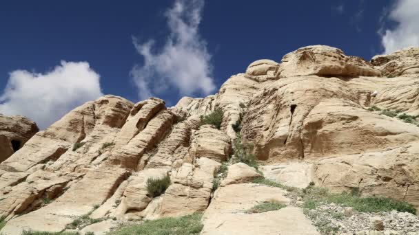 Montanhas de Petra, Jordânia — Vídeo de Stock