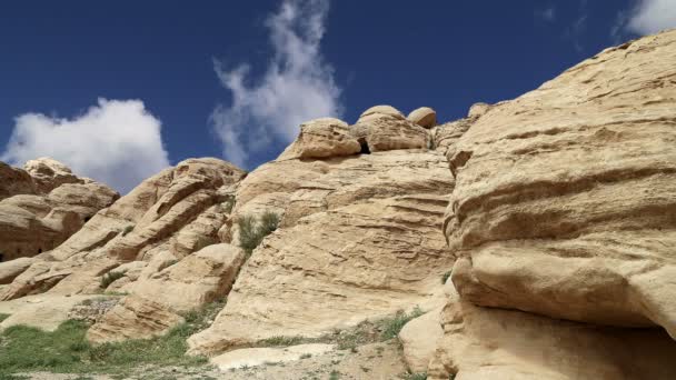 佩特拉，Jordan 的山 — 图库视频影像