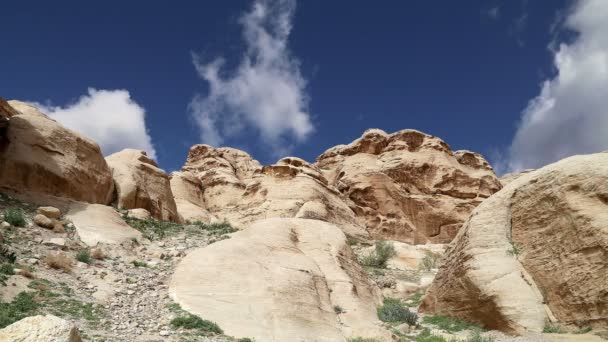 Montanhas de Petra, Jordânia — Vídeo de Stock