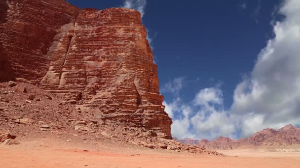 Wadi Rum-ørkenen, Jordan – stockvideo