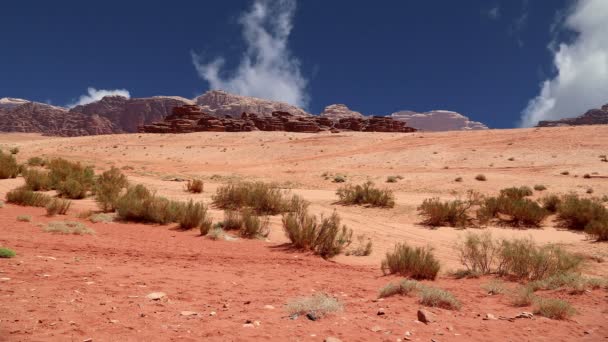 Wadi Rum woestijn, Jordan — Stockvideo