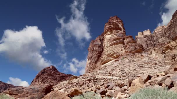 Poušť Wádí Rum, Jordan — Stock video