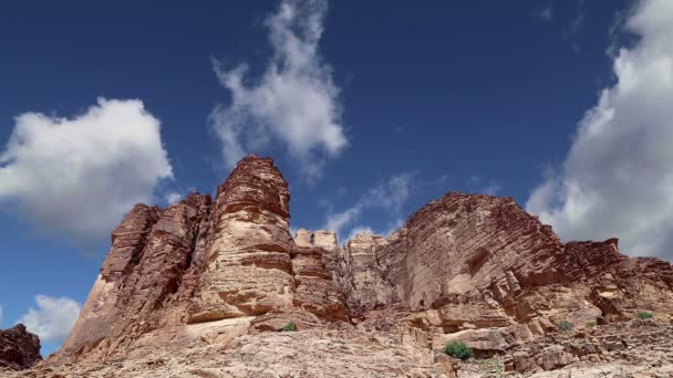 瓦迪朗姆酒沙漠，Jordan — 图库视频影像