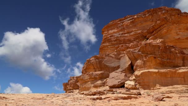 Wadi Rum Wüste, Jordanien — Stockvideo