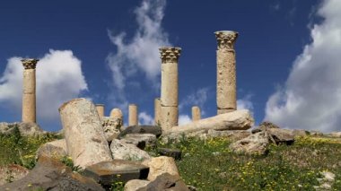 Um Qais'teki Roma kalıntıları (um Qays), Ürdün, Orta Doğu