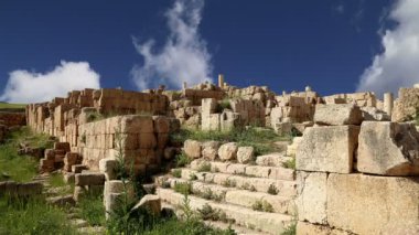 başkenti ve en büyük jerash governorate, Ürdün jerash (Antik gerasa), Ürdün şehirde roman ruins