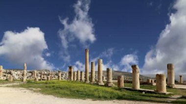 başkenti ve en büyük jerash governorate, Ürdün jerash (Antik gerasa), Ürdün şehirde roman ruins