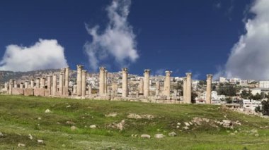 başkenti ve en büyük jerash governorate, Ürdün jerash (Antik gerasa), Ürdün şehirde roman ruins