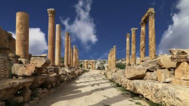 başkenti ve en büyük jerash governorate, Ürdün jerash (Antik gerasa), Ürdün şehirde roman ruins