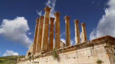 başkenti ve en büyük jerash governorate, Ürdün jerash (Antik gerasa), Ürdün şehirde roman ruins