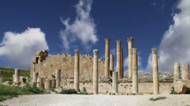 başkenti ve en büyük jerash governorate, Ürdün jerash (Antik gerasa), Ürdün şehirde roman ruins