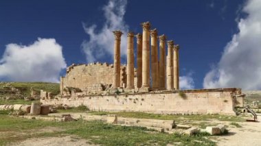 başkenti ve en büyük jerash governorate, Ürdün jerash (Antik gerasa), Ürdün şehirde roman ruins